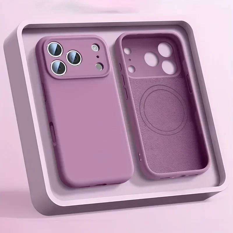 Liquid Silicone Magnetic Phone Case - 마그세이프 마그네틱 충전용 오리지널 액상 실리콘