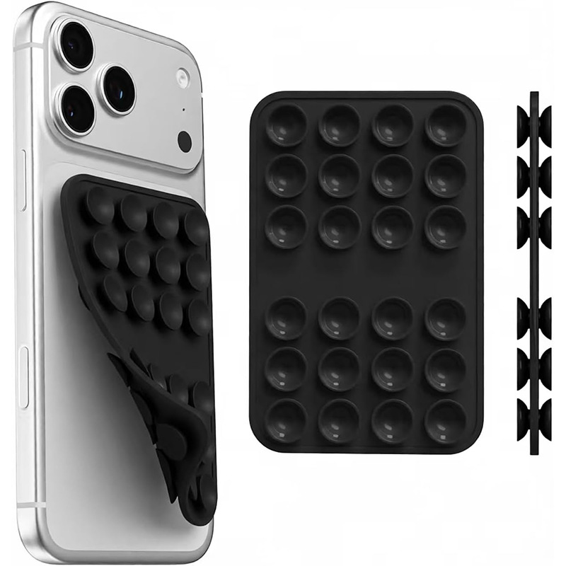 Phone Cases - 실리콘 흡착식 휴대폰 케이스 거치대, 양면으로
