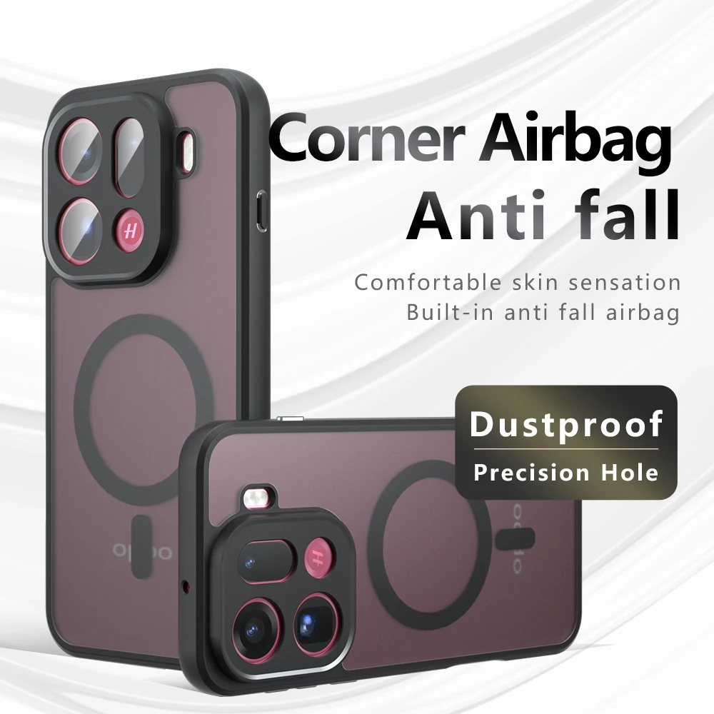 OPPO Find X9 Pro용 케이스 충격 방지 자석 - Matte Hard Pc Back Case 리뷰 및 가격
