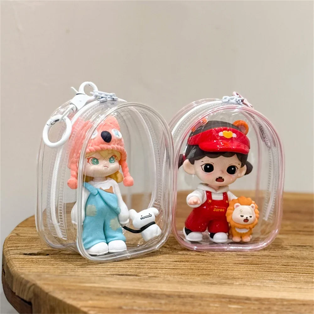 12cm PVC 투명 보관 가방, 키링 포함, 다채로운 - Earphones 리뷰 및 가격