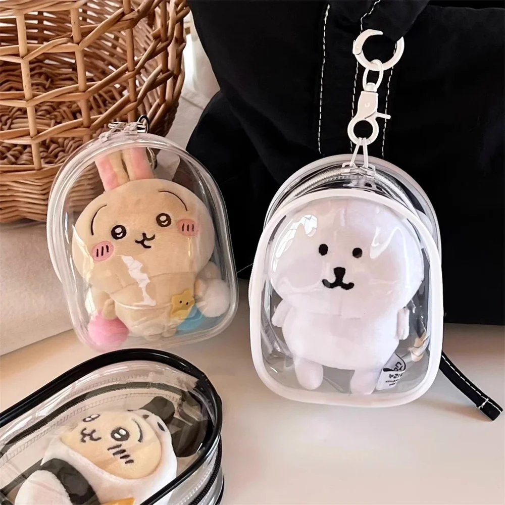 12cm PVC 투명 보관 가방, 키링 포함, 다채로운 - Earphones 리뷰 및 가격