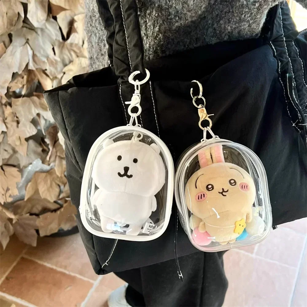 12cm PVC 투명 보관 가방, 키링 포함, 다채로운 - Earphones 리뷰 및 가격