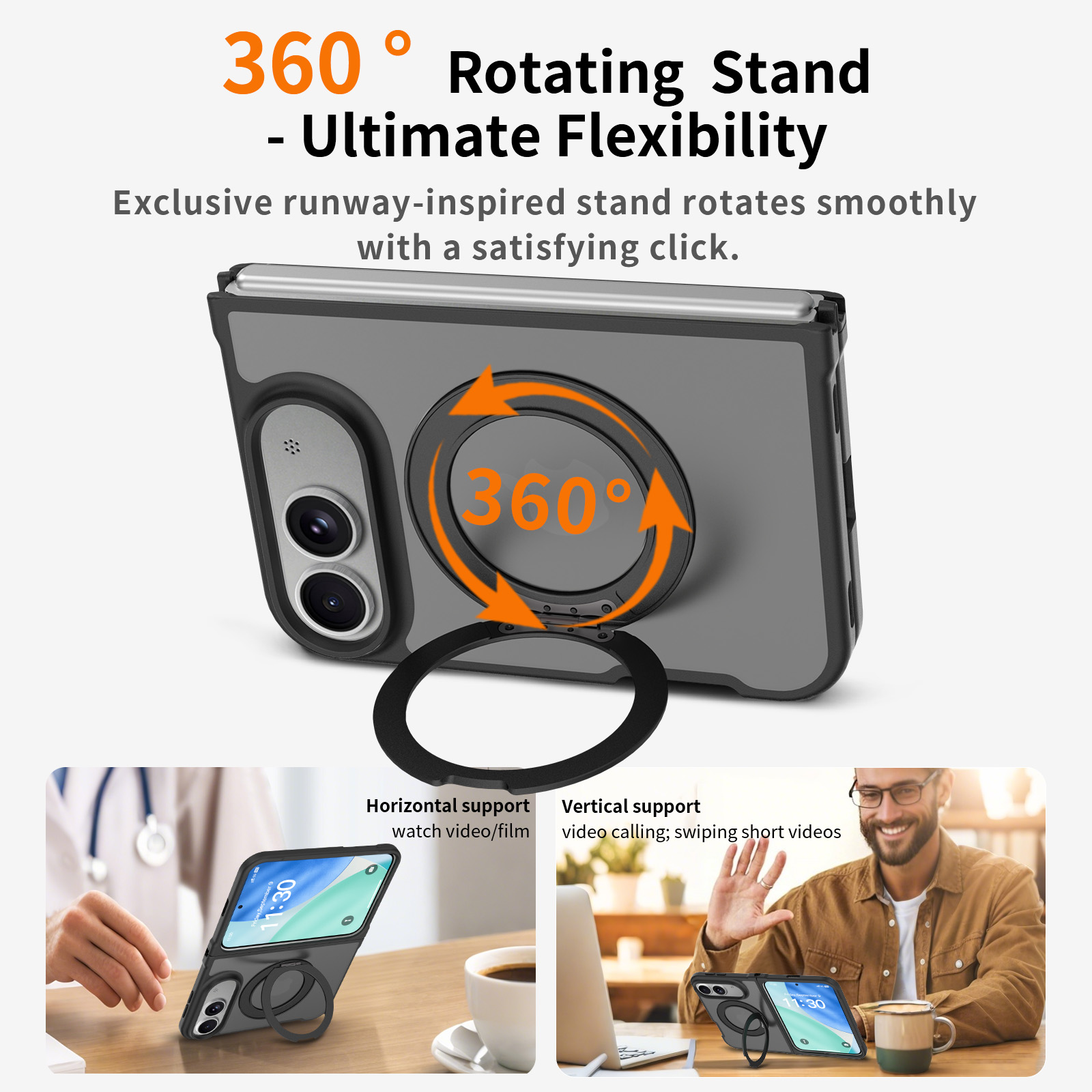360 °   아이폰 듀오용 마그세이프 호환, 반투명, - Matte Hard Pc Back Case 리뷰 및 가격